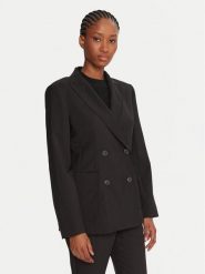 Weekend Max Mara Marynarka Ornati 2525046012 Czarny Slim Fit. Czarne marynarki i żakiety damskie Weekend Max Mara, bez wzorów, z wełny, bez kołnierzyka, bez ramiączek. Za 1,539.00 zł.