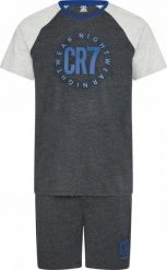 Cr7 Piżama/krótkie spodenki męskie — 100% bawełna, wielokolorowe – MULTICOLOUR. Piżamy męskie CR7 Cristiano Ronaldo, m, bez wzorów, z bawełny, bez kołnierzyka, bez ramiączek, krótkie. Za 261.73 zł.