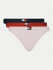Tommy Hilfiger Komplet 3 par fig klasycznych UW0UW05985 Kolorowy. Majtki damskie Tommy Hilfiger, z bawełny. Za 109.99 zł.