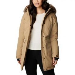Parka zimowa damska Columbia Little Si Insulated. Brązowe parki damskie Columbia, na zimę, xs, bez wzorów, bez kaptura. Za 1,096.99 zł.