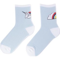 Skarpety Wysokie Damskie VANS - Shinner Sock VN0A2XBMUUU1 r. 37/41 Light Blue. Niebieskie skarpetki damskie Vans, bez wzorów, z bawełny. Za 39.00 zł.
