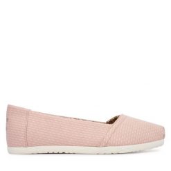Baleriny Toms. Czerwone balerinki damskie Toms, bez wzorów, bez obcasa, bez zapięcia. Za 279.99 zł.