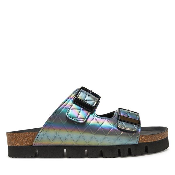 Klapki Dr. Brinkmann. Fioletowe klapki damskie Dr. Brinkmann, bez wzorów, bez obcasa, bez zapięcia. Za 429.99 zł.