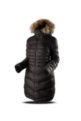 Kurtka Trimm DORA. Szare kurtki sportowe damskie TRIMM, na zimę, xs, bez wzorów, z materiału, bez ramiączek, z kapturem, trekkingowe. Za 336.00 zł.