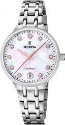 Zegarek damski Festina F20718-1 CYRKONIE srebrny. Szare zegarki damskie Festina, srebrne. Za 739.81 zł.