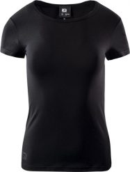 IQ Koszulka damska Milky czarna r. XL. Czarne bluzki damskie IQ, xl, bez wzorów, bez kołnierzyka, bez ramiączek. Za 45.04 zł.