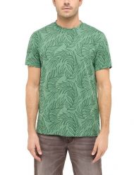 Męski T-Shirt Mustang Style Austin Painted Palms 1016285 12713. T-shirty męskie Mustang, m, bez wzorów, bez kołnierzyka, bez ramiączek. Za 69.99 zł.