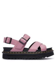 Dr. Martens Sandały Voss II DM31558650 Różowy. Czerwone sandały damskie Dr. Martens, bez wzorów, ze skóry, bez obcasa, na płaskiej podeszwie, bez zapięcia. Za 487.99 zł.