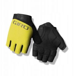 Rękawiczki męskie GIRO BRAVO II GEL krótki palec highlight yellow roz. M (obwód dłoni 203-229 mm / dł. dłoni 181-188 mm) (NEW 2025). Czerwone rękawiczki męskie Giro, bez wzorów. Za 129.65 zł.