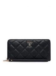 Guess Portfel Juliet Slg SWQG24 56146 Czarny. Czarne portfele damskie Guess, ze skóry. Za 294.99 zł.