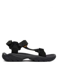 Teva Sandały Terra Fi 5 Universal Leather 1099442 Czarny. Czarne sandały męskie Teva, bez wzorów, ze skóry, bez zapięcia. Za 549.99 zł.