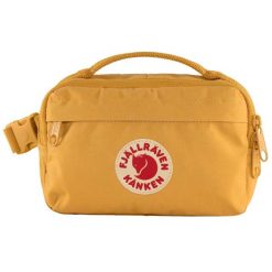 Torba biodrowa Fjallraven Kanken Hip Pack - ochre. Żółte torby podróżne damskie Fjällräven, bez wzorów. Za 209.99 zł.