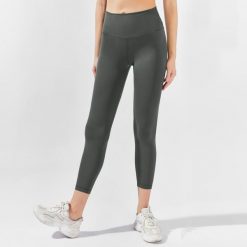 Legginsy myga Yula High-Waisted 7/8 - Grey - L. Szare legginsy damskie MYGA, bez wzorów. Za 199.99 zł.