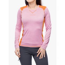 Bluza termoaktywna damska La Sportiva Beyond Long Sleeve. Czerwone bluzy damskie La Sportiva, xs, bez wzorów, bez ramiączek, bez kaptura. Za 235.99 zł.