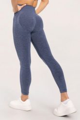 Legginsy fitness damskie Gym Glamour seamless push up. Fioletowe legginsy damskie GYM GLAMOUR, bez wzorów, z materiału. Za 169.99 zł.