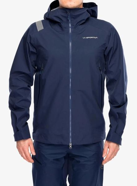 Kurtka w góry La Sportiva Crest Evo Shell Jacket. Niebieskie kurtki męskie La Sportiva, l, bez wzorów, z materiału, bez kaptura, narciarskie. Za 1,128.50 zł.