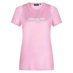 Damska koszulka do jazdy konnej HV Polo Ariel. Czerwone bluzki damskie HV POLO, bez wzorów, sportowe, bez kołnierzyka, bez ramiączek. Za 317.50 zł.