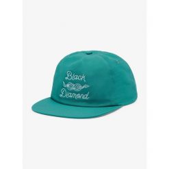 Czapka z daszkiem Black Diamond Synthetic Surf Hat. Zielone czapki damskie Black Diamond, bez wzorów, sportowe. Za 135.99 zł.