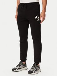 Karl Lagerfeld Jeans Spodnie dresowe B3M10013 Czarny Slim Fit. Czarne spodnie sportowe męskie Karl Lagerfeld Jeans, m, bez wzorów, z bawełny. Za 429.99 zł.