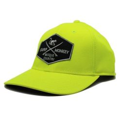 Czapka sportowa - Ochrona UPF50+ - Nylon (Neonowy). Żółte czapki damskie SURF MONKEY, bez wzorów, z nylonu. Za 179.95 zł.