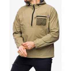 Kurtka przeciwwiatrowa męska Royal Robbins Merced Anorak. Zielone kurtki męskie ROYAL ROBBINS, m, bez wzorów, z softshellu, bez kaptura, trekkingowe. Za 524.99 zł.