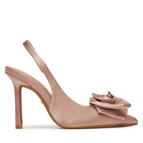 Szpilki DeeZee. Czerwone szpilki damskie DeeZee, bez wzorów, bez obcasa, na szpilce, bez zapięcia. Za 159.99 zł.