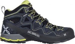 Buty górskie Montura Yaru Tekno GTX - blue/lime green. Niebieskie trekkingi męskie Salomon, bez zapięcia. Za 777.70 zł.