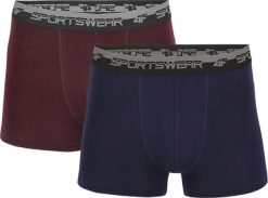 4f Bokserki męskie 4F M051 granat czerwień 4FWMM00UBXSM051 31S S. Czerwone bokserki męskie 4F, bez wzorów. Za 63.60 zł.