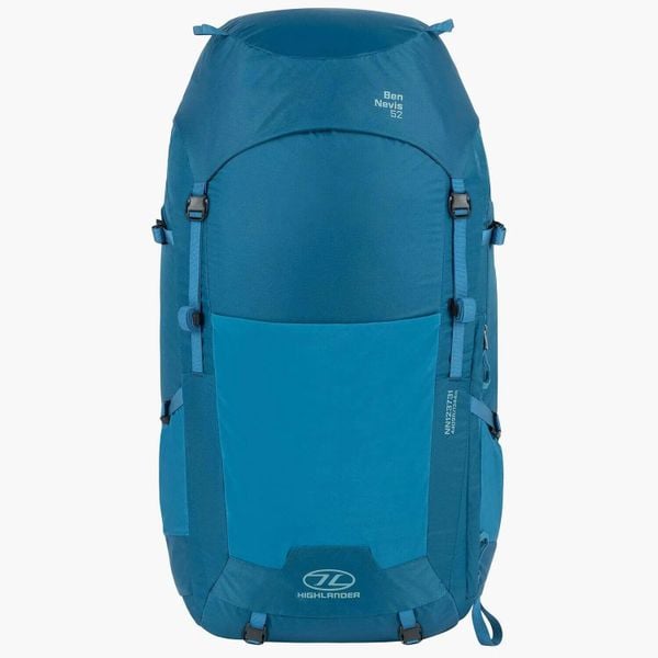 Plecak Highlander Ben Nevis. Niebieskie plecaki męskie Highlander, bez wzorów, z materiału. Za 816.00 zł.