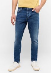 MUSTANG TOLEDO TAPERED MĘSKIE SPODNIE JEANSOWE JEANSY DŻINSY DENIM BLUE 1015509 5000 784. Niebieskie jeansy męskie Mustang, z denimu. Za 259.99 zł.