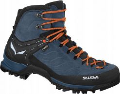 Buty trekkingowe męskie Buty mtn trainer mid gtx-dark denim-black-uk 9,5 (44). Czarne trekkingi męskie NoName, z denimu, bez zapięcia. Za 974.48 zł.