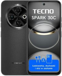 Smartfon Tecno Spark 30C 8/256GB Czarny (4894947051760). Czarne smartfony Tecno. Za 559.00 zł.