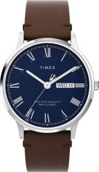 Zegarek Timex Zegarek męski Timex TW2W14900 brązowy. Brązowe zegarki męskie Timex, bez wzorów. Za 494.00 zł.
