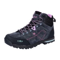 Buty turystyczne damskie wysokie CMP Alcor 2.0 Mid WP. Czarne obuwie trekkingowe damskie CMP, bez zapięcia. Za 299.00 zł.