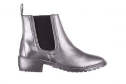 Kalosze Emu Ellin Rainboot Silver 119125, Srebrny, Guma - 38. Szare kalosze damskie EMU, bez wzorów, z gumy, bez zapięcia. W wyprzedaży za 89.10 zł.