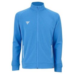 Kurtka z dresu Tecnifibre Team. Niebieskie kurtki męskie TECNIFIBRE, l, bez wzorów, z dresówki, eleganckie, bez kaptura. Za 299.99 zł.