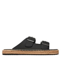 Klapki Tommy Hilfiger. Czarne klapki męskie Tommy Hilfiger, bez wzorów, bez zapięcia. Za 218.99 zł.