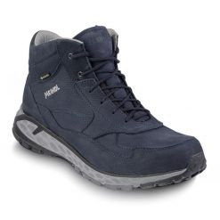 Buty trekkingowe damskie Meindl Helsinki Lady GTX. Niebieskie obuwie trekkingowe damskie MEINDL, bez zapięcia. Za 839.99 zł.
