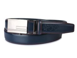Pasek skórzany BELTIMORE r.115-130 cm A25 granatowy. Niebieskie paski męskie . Za 65.99 zł.