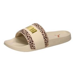 Puma Klapki Leadcat 2.0 Animal Flair 40288001. Białe klapki damskie Puma, bez wzorów, bez obcasa, bez zapięcia. Za 107.99 zł.