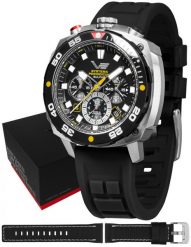 Zegarek męski Vostok Europe VK67-650E725SB czarny. Czarne zegarki męskie Vostok Europe, bez wzorów. Za 4,523.57 zł.