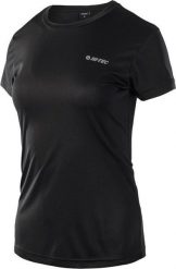 Hi-Tec KOSZULKA LADY SIBIC BLACK XL. Czarne bluzki damskie Hi-tec, xl, bez wzorów, bez kołnierzyka, bez ramiączek. Za 40.68 zł.