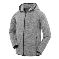 Męska Bluza Fitness Z Mikropolaru Z Zamkiem Błyskawicznym. Czarne bluzy męskie SPIRO, na zimę, l, bez wzorów, bez ramiączek, bez kaptura. Za 137.99 zł.