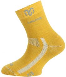 Skarpety merino TJS. Brązowe skarpetki damskie LASTING, bez wzorów, z elastanu. Za 43.00 zł.