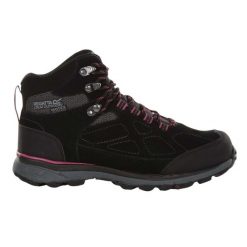 Buty trekkingowe damskie Regatta Samaris Suede wodoodporne. Czarne obuwie trekkingowe damskie Regatta, bez zapięcia. Za 312.00 zł.