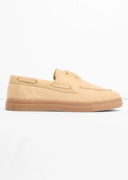 Loafersy ze sznurowaniem. Brązowe balerinki damskie bonprix, bez wzorów, bez obcasa, bez zapięcia. Za 59.99 zł.