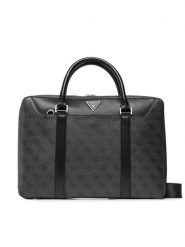 Guess Torba na laptopa Vezzola Smart HMEVZL P3138 Czarny. Czarne torby na laptopa damskie Guess, z aplikacjami, ze skóry. Za 369.99 zł.