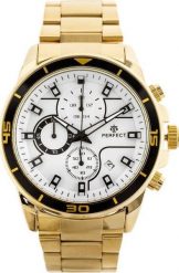 Zegarek Perfect ZEGAREK MĘSKI PERFECT CH02M - CHRONOGRAF (zp356d) + BOX. Zegarki męskie Perfect, bez wzorów. Za 151.63 zł.