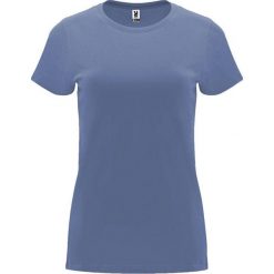Damska Koszulka Z Krótkim Rękawem Capri. Niebieskie bluzki damskie ROLY, xl, bez wzorów, sportowe, bez kołnierzyka, bez ramiączek. Za 31.99 zł.
