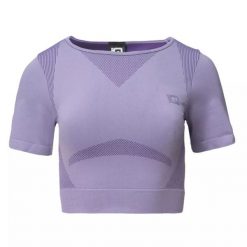 Koszulka damska IQ Ingel TOP WMNS - fioletowa, Rozmiar XL. Fioletowe koszulki sportowe damskie IQ, xl, bez wzorów, z elastanu, bez ramiączek. Za 99.99 zł.
